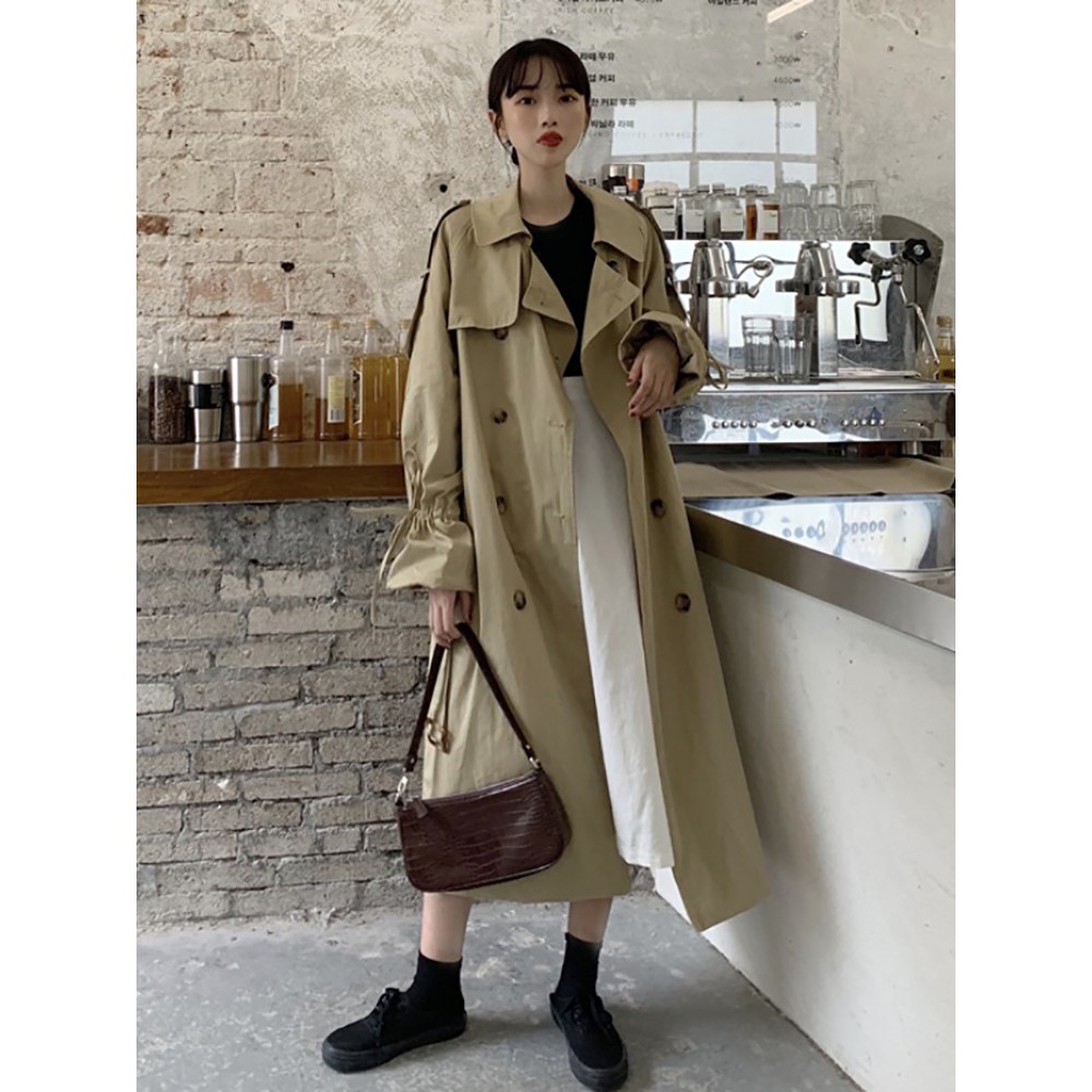 (A253) áo khoác măng tô Hàn dáng dài 3 màu (kèm video ảnh thật) | BigBuy360 - bigbuy360.vn