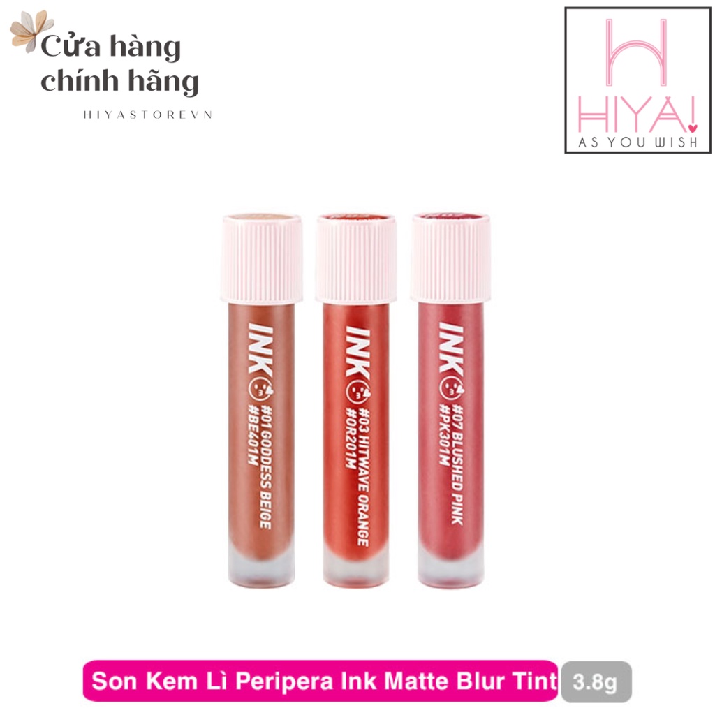 Son kem lì Peripera Ink Matte Blur Tint