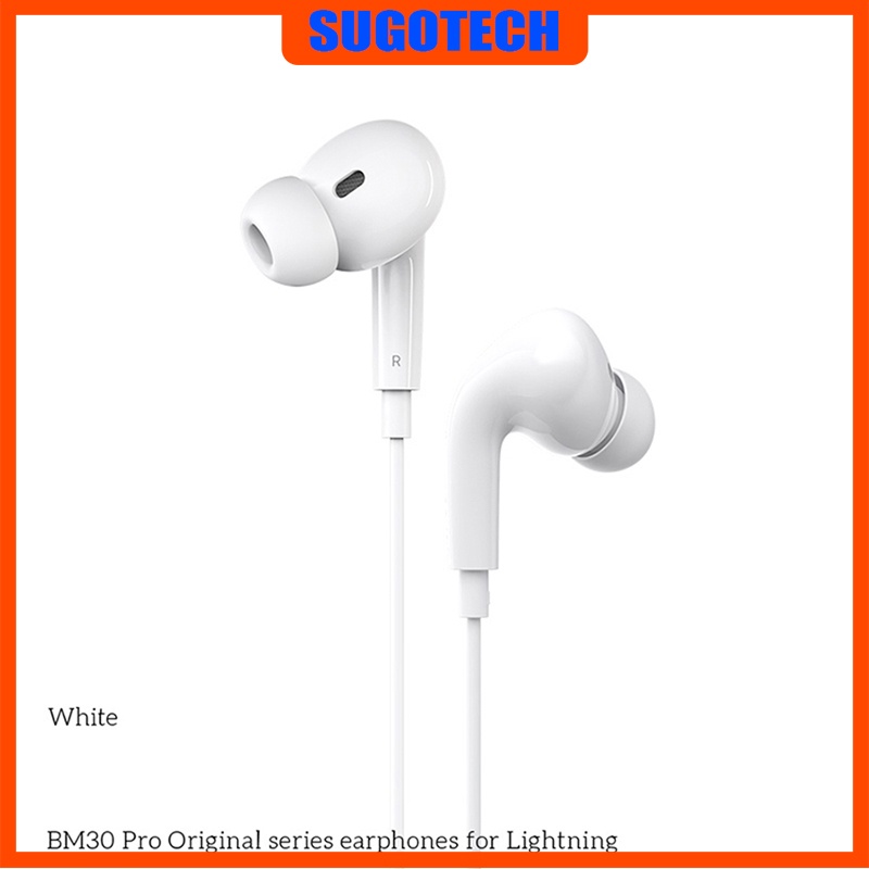 Tai nghe ĐT táo có dây Borofone BM30 Pro 😍FREE SHtáo😍 âm thanh cực đỉnh bảo hành 12 tháng