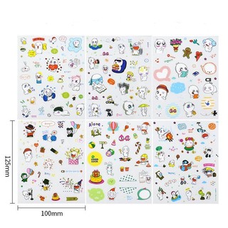 Bộ 6 sticker dán Syung