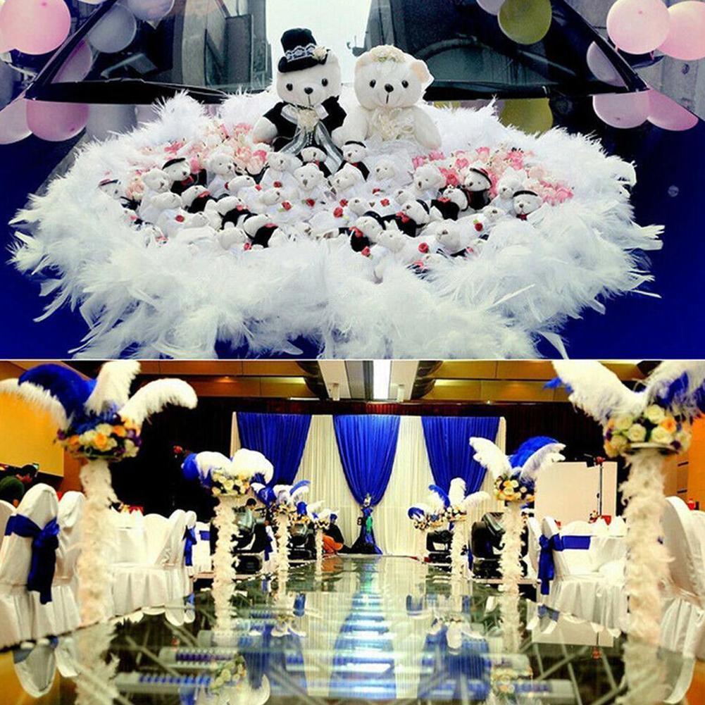 Dây Ruy Băng Lông Vũ Trắng Dài 2M O7H3 Trang Trí Giáng Sinh