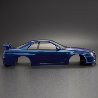 Body Clear ( Trong Suốt ) Nissan GTR R34 Rc Drift Car điều khiển từ xa 1/10 KillerBody