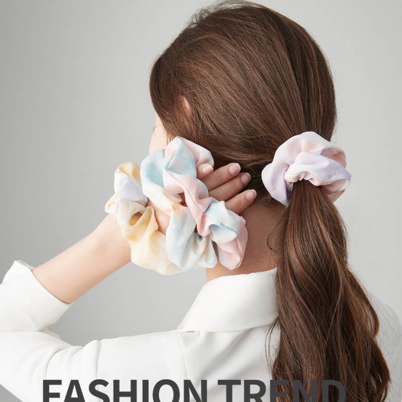 Dây Cột Tóc Hai Lớp Phong Cách Hàn Quốc Dễ Thương Thời Trang Cho Nữ