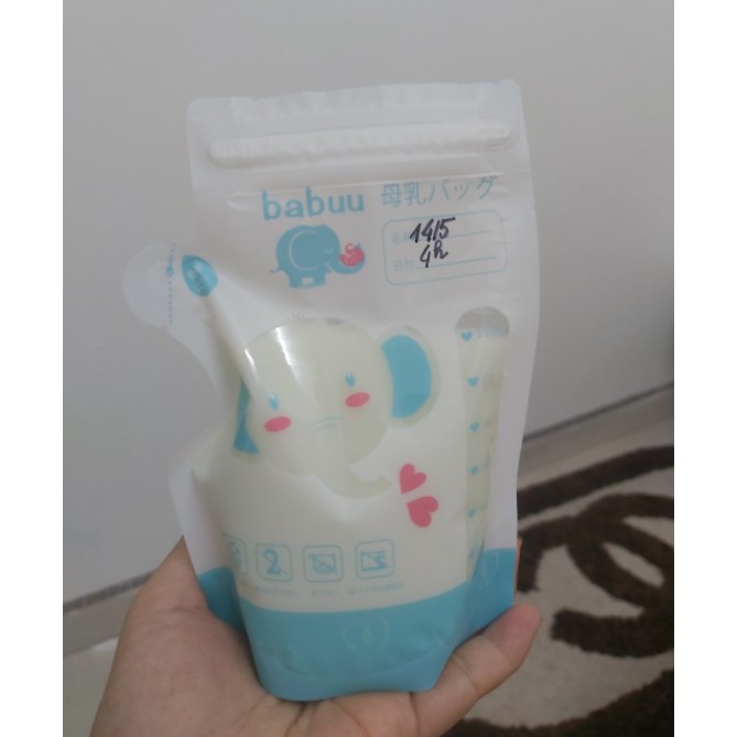 Túi trữ sữa Babuu 250ml, Babuu 100ml