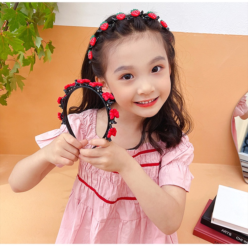 Băng Đô Cài Tóc Kiểu Dáng Hoạt Hình Dễ Thương Cho Bé Gái