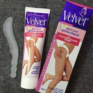 KEM TẨY LÔNG VELVET THÁI (BAO TẨY SẠCH LÔNG TRẮNG DA)
