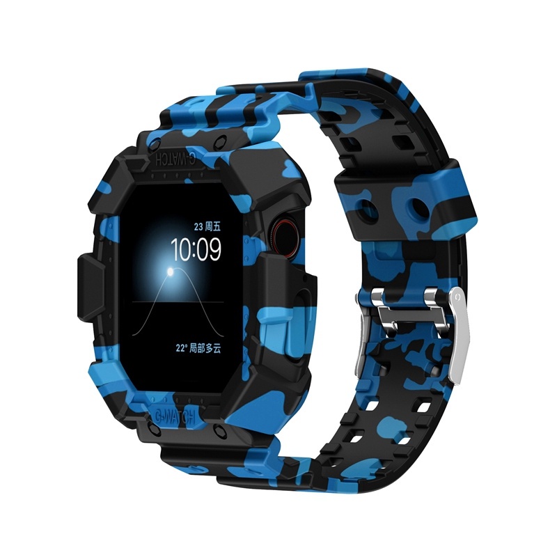 Ốp Dây Đeo Silicon Cho Đồng Hồ Thông Minh Apple Watch Series 8 7 SE 6 2 3 4 5 49mm 45mm 41mm iwatch SE Ultra 5 4 38mm 40mm 42mm 44mm