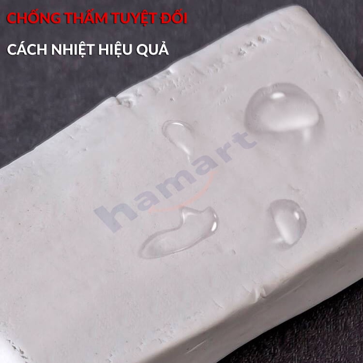 Xi Măng Trắng Chống Thấm 160gr Cách Nhiệt Bùn Đất Sét Keo Trám Tường Nhà Lỗ Điều Hoà Ống Nước