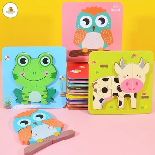 [ĐỘC LẠ] ĐỒ CHƠI TRANH GHÉP 3D HOẠT HÌNH CỰC ĐÁNG YÊU NGỘ NGHĨNH HÌNH PHƯƠNG TIỆN GIAO THÔNG, ĐỘNG VẬT