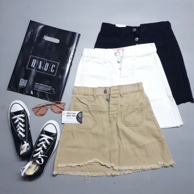 [Bán chạy] Chân váy Kaki chữ A Ulzzang VJN22 | BigBuy360 - bigbuy360.vn