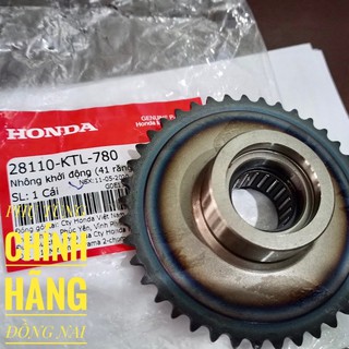 NHÔNG ĐỀ/NHÔNG KHỞI ĐỘNG 41 RĂNG ZIN DÙNG CHO CÁC DÒNG XE SỐ HONDA 100cc (DREAM II, WAVE ZX/A/S/RS/RSX 100cc) CHÍNH HÃNG
