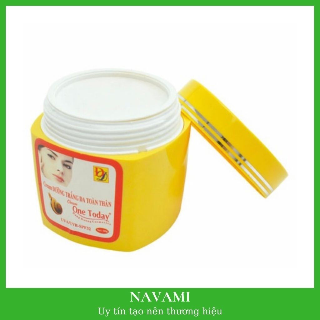 Kem dưỡng trắng da body toàn thân One Today ốc sên 80g