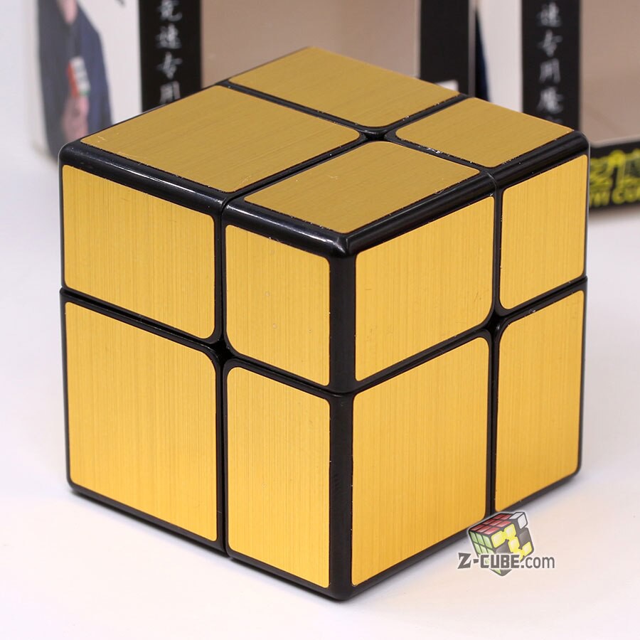 Rubik Qiyi 2x2 Gương Mirror Vàng- đồ chơi phát triển trí tuệ