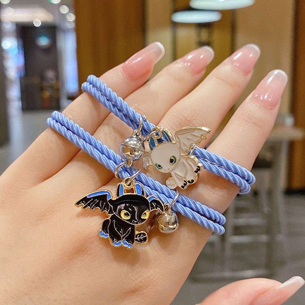Vòng Tay Dây Thừng Họa Tiết Quỷ Hoạt Hình Đơn Giản Cá Tính Cho Nam Và Nữ