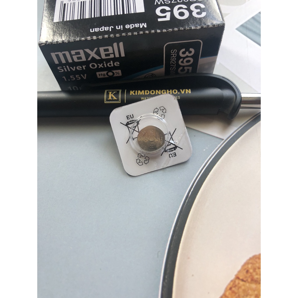Hộp 1 Viên Pin Maxell SR927SW SR927W SR927 927 395 Pin Đồng Hồ Đeo Tay Nhật