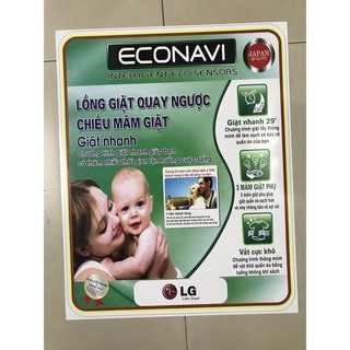 tem dán máy giặt LG - miếng dán máy giặt LG