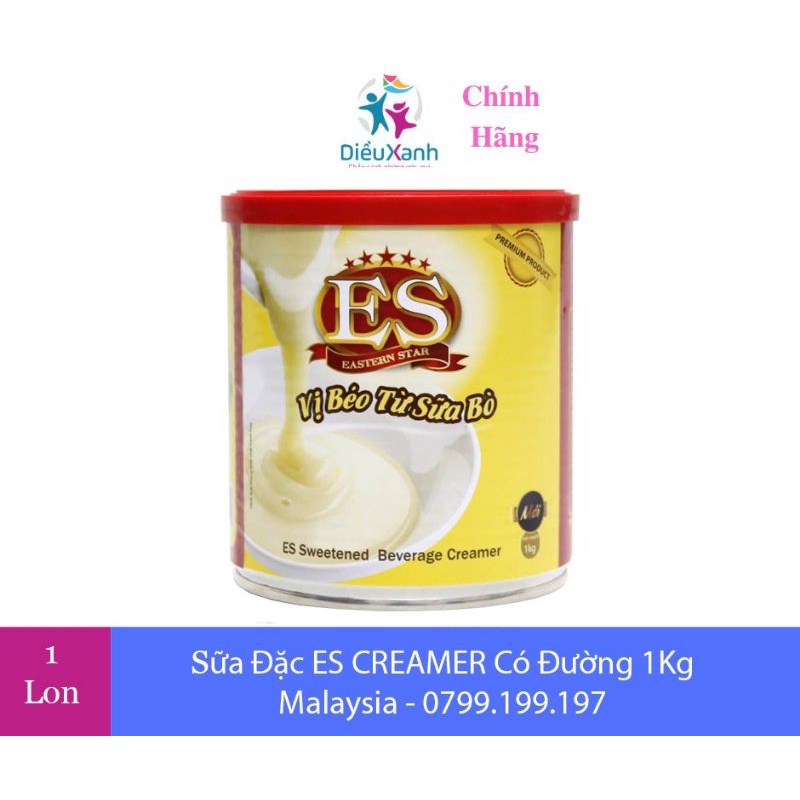 Sữa Đặc Es Creamer 1Kg Nắp Đỏ - Nhập Khẩu Malaysia