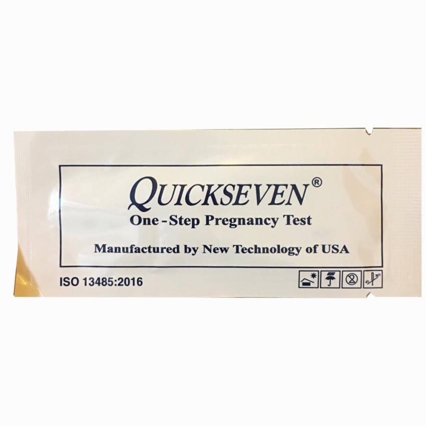 Combo 5 Que Thử Thai Quickseven chính hãng- Giúp Test phát hiện thai sớm nhanh,hiệu quả,đơn giản.