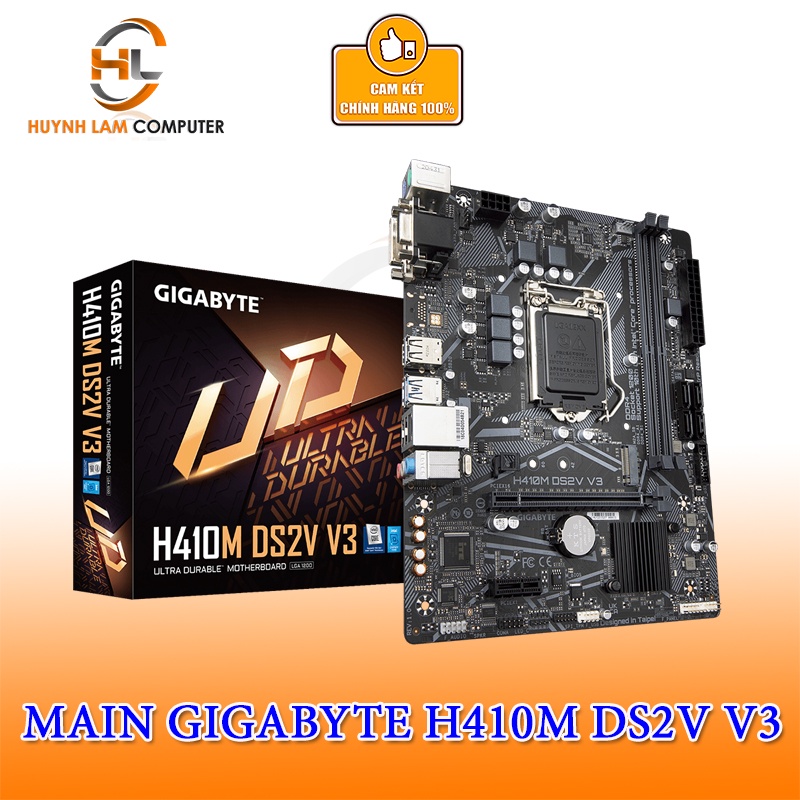 Main Gigabyte H410M DS2V V3 Socket 1200 - Chính hãng Viễn Sơn Phân Phối