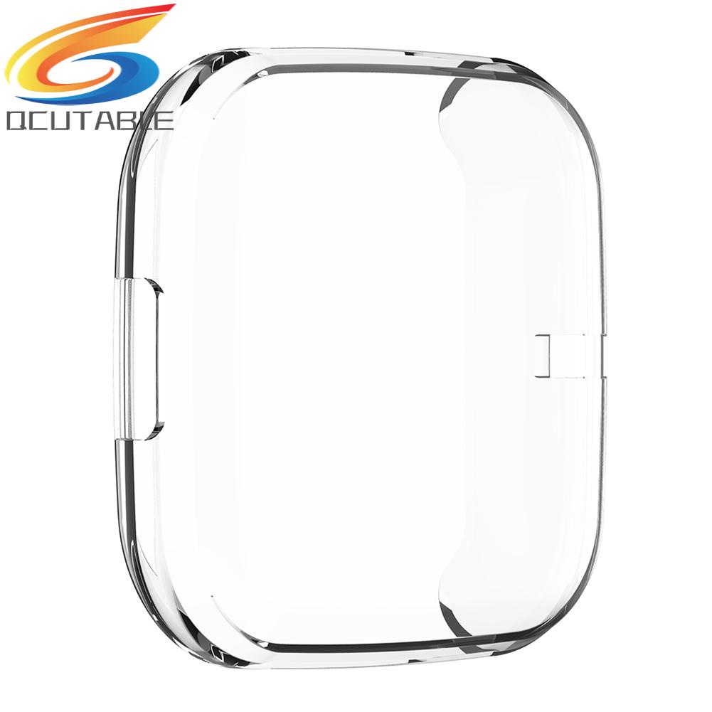 Ốp nhựa tpu trong suốt bảo vệ màn hình đồng hồ thông minh Fitbit Versa 2