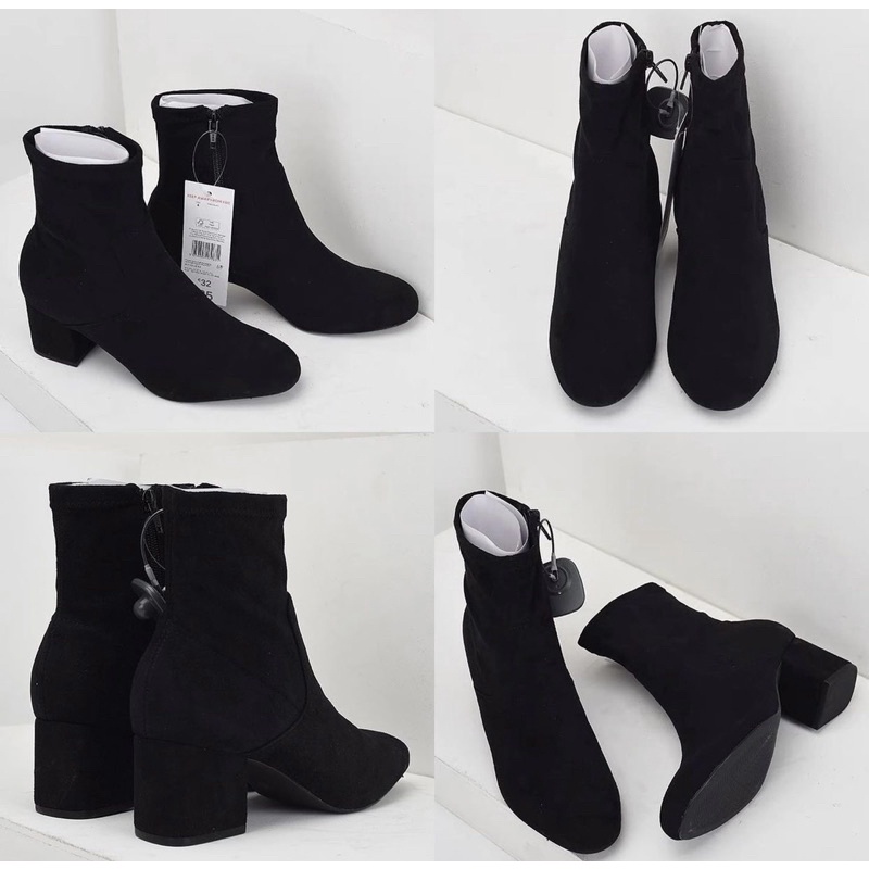 Suede ankle boots hàng xuất dư chỉ còn lẻ size ( ảnh thật )