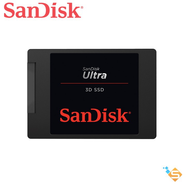 Ổ cứng SSD Sandisk Ultra 3D 500GB - 250GB 550MB/s 2.5" SATA III (Đen) - Bảo Hành Chính Hãng 5 Năm