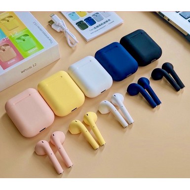 [QUÀ TẶNG LÀ GÓI XẢ VẢI KHÁCH HÀNG NHÉ] Tai nghe bluetooth không dây Inpods i12 TWS | BigBuy360 - bigbuy360.vn