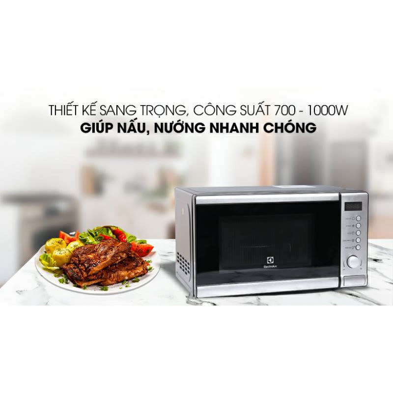 Lò Vi Sóng ELECTROLUX EMS2027GX🍄 FREE SHIP 🍄 BẢO HÀNH 12 THÁNG - CHÍNH HÃNG