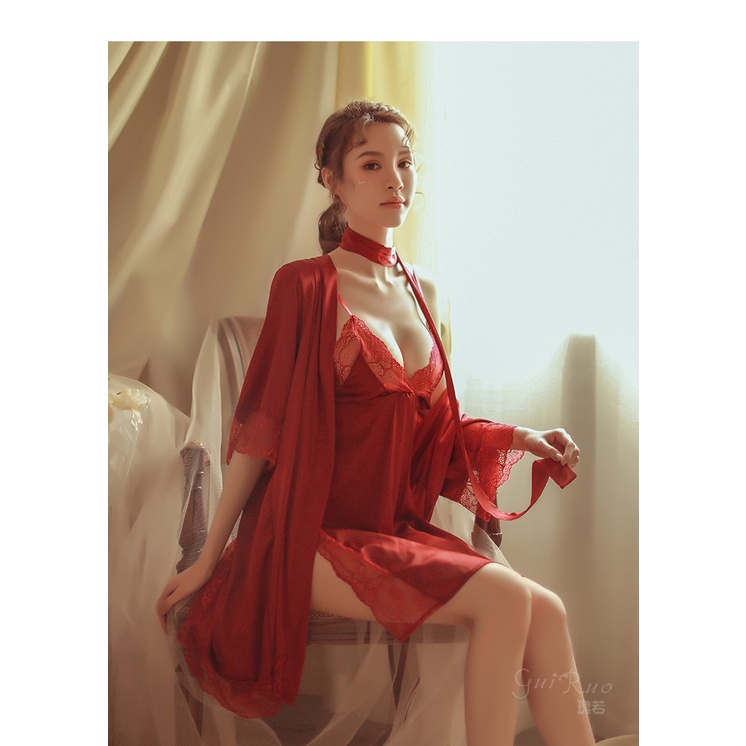 (245) Váy ngủ sexy kiểu basic lụa cao cấp Đầm mặc nhà gợi cảm quyến rũ | BigBuy360 - bigbuy360.vn