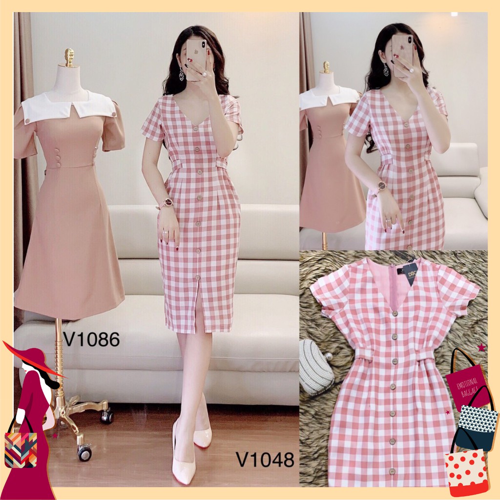 🌟 Đầm Suông Nơ Eo V1048 | Thời Trang Vui Vẻ