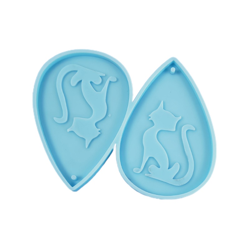 ✿ Khuôn Silicone Làm Móc Khóa Hình Giọt Nước Phong Cách Halloween