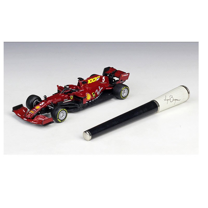 Mô hình xe đua F1 Ferrari SF1000 mùa giải 2020 -  chính hãng Burago tỉ lệ 1:43