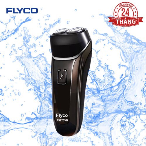 Máy Cạo Râu Flyco 2 Lưỡi Kép Thân Máy kháng Nước FS873VN Hàng Chính Hãng