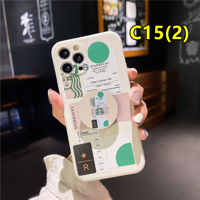 Starbucks Ốp Điện Thoại Samsung A12 A32 A52 A72 A02S A50 A10S J7 Prime A51 J2 Prime A10 A125 A30 A50S A30S A20 M40S M10 M10S A205 M02S A025 F02S A305 Plus Đứng