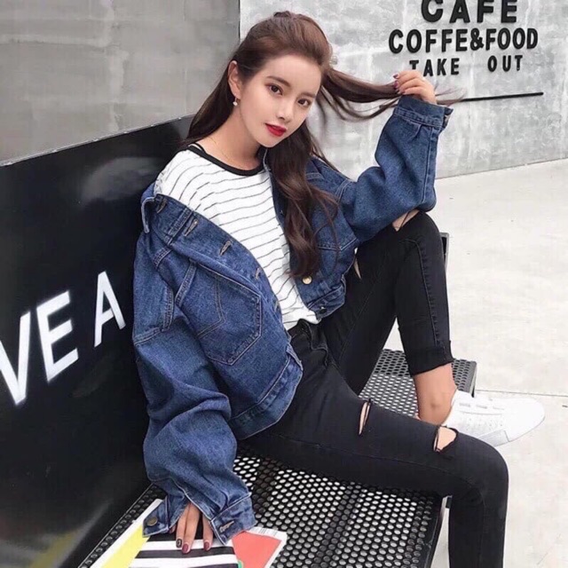 Áo khoác bò cúc sau | BigBuy360 - bigbuy360.vn