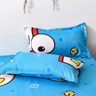 Set poly vỏ chăn ga gối Đô rê mon mới nhất