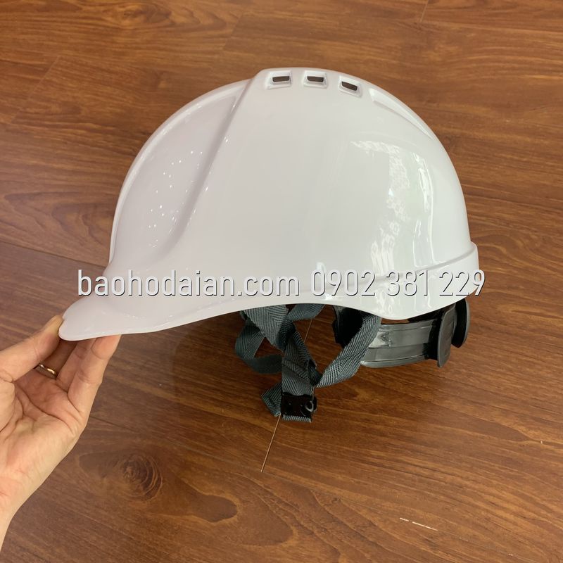 Nón bảo hộ lao động nhựa ABS có lỗ thông hơi N09
