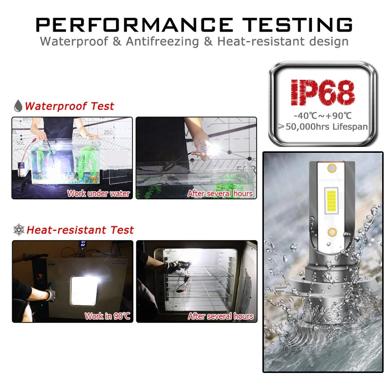 Cặp đèn pha sương mù h4 h1 h7 h8 h9 h11 h16 9005 hb3 9006 hb4 9012 chất lượng cao