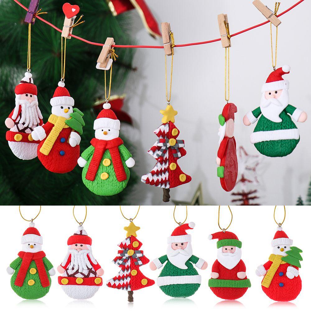 ZAIJIE24 Phụ Kiện Treo Trang Trí Cây Thông Giáng Sinh Năm Mới