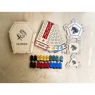 Bộ cờ cá ngựa bằng gỗ cao cấp độc đáo có thể chơi chung lúc 3 4 hoặc 5 người