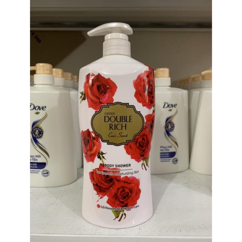 Sữa Tắm Double Rich Hương Hoa Hồng 800g