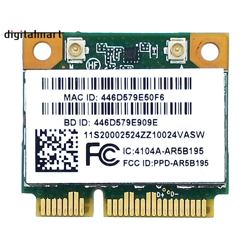 Thẻ Mạng Không Dây Cho Lenovo G480 G580 G780 Y480 Y580 Y570 2.4g 150mbps Bluetooth 3.0 Mini Pcie Ar5B195 | BigBuy360 - bigbuy360.vn