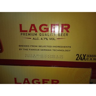Bia đại việt lager thùng 24 lon x 330ml