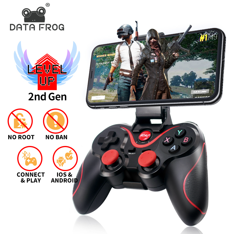 XIAOMI Data Frog Tay Cầm Chơi Game Không Dây 2.4g Cho Điện Thoại Android / Pc / Ps3 / Tv Box