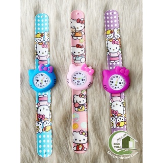 Đồng hồ đập tay trẻ em hình hello kitty - Giao màu ngẫu nhiên