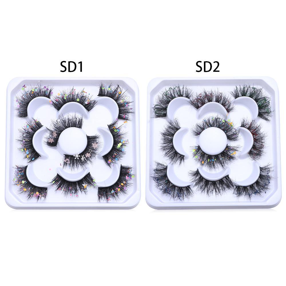 Lông Mi Giả 25mm Trang Điểm Lễ Hội / Ngôi Sao / Bông Tuyết Đính Kim Sa