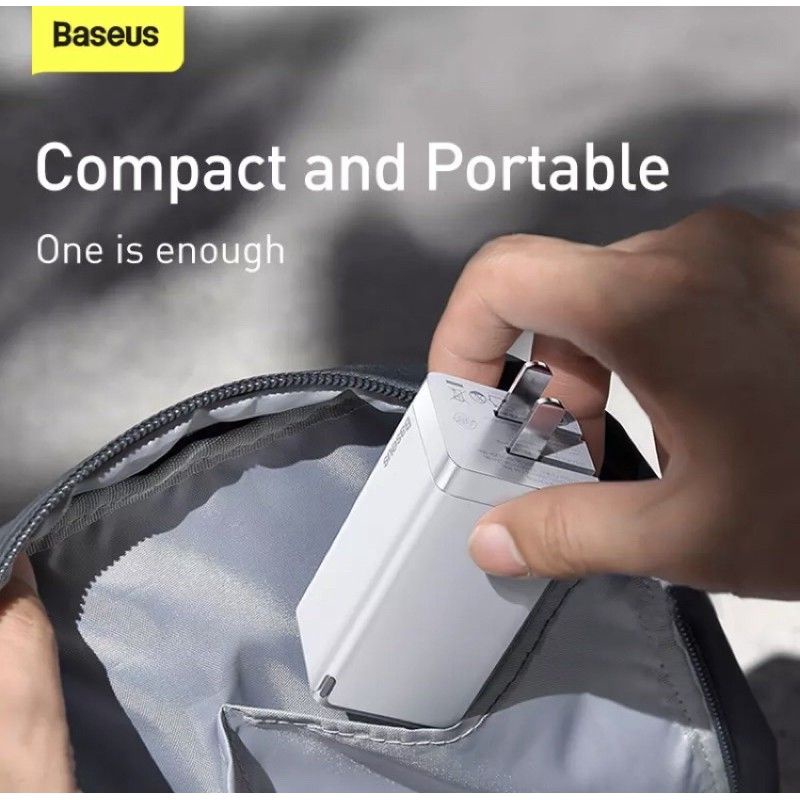 Sạc siêu nhanh Baseus GaN2/GaN3 Pro 65w/100w Sạc l QC 4.0