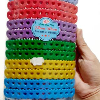 Lược cài tóc mái hình trái tim12.5cm (được chọn màu)