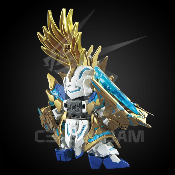 [BANDAI] MÔ HÌNH ĐỒ CHƠI LẮP RÁP GUNDAM SD WORLD HEROES 17 RYUBI UNICORN GUNDAM LONG ZHU LIU BEI - LƯU BỊ SDWH