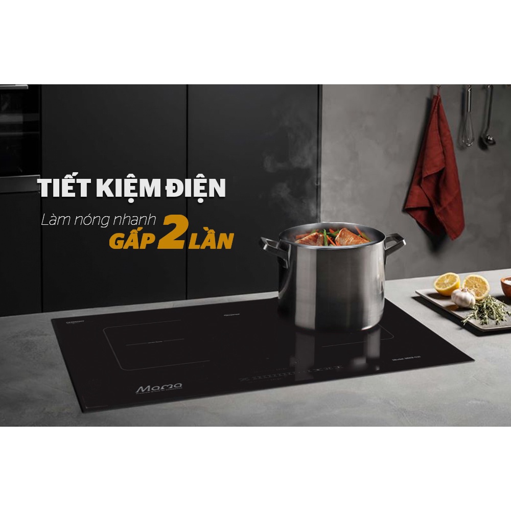 Bếp đôi điện từ Sunhouse Mama MMB-02I, Công suất 4200W, Bảo hành 36 tháng tại nhà